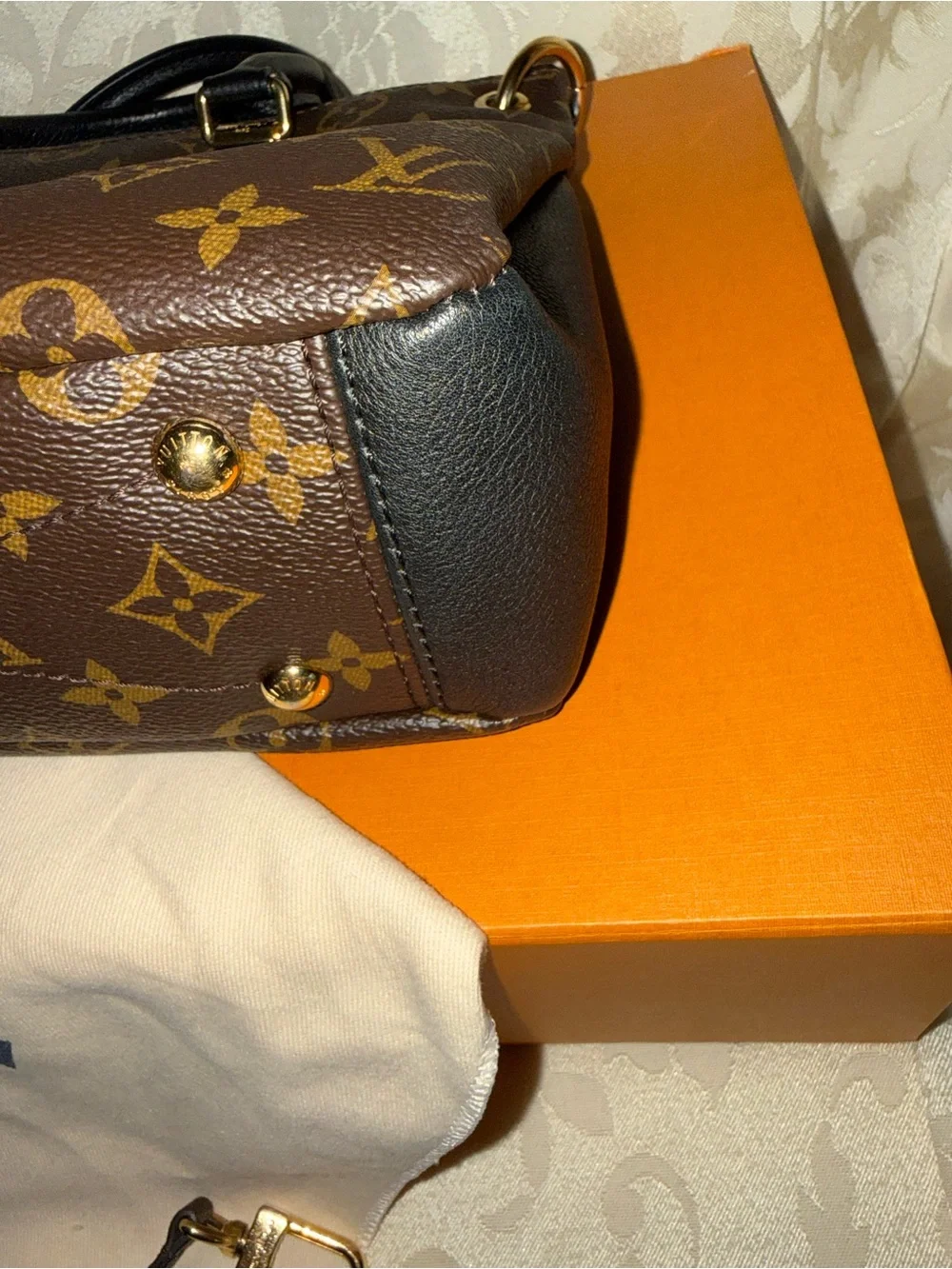 Louis Vuitton Pallas BB Noir - Full set with box, cleaning cloth, dust bag